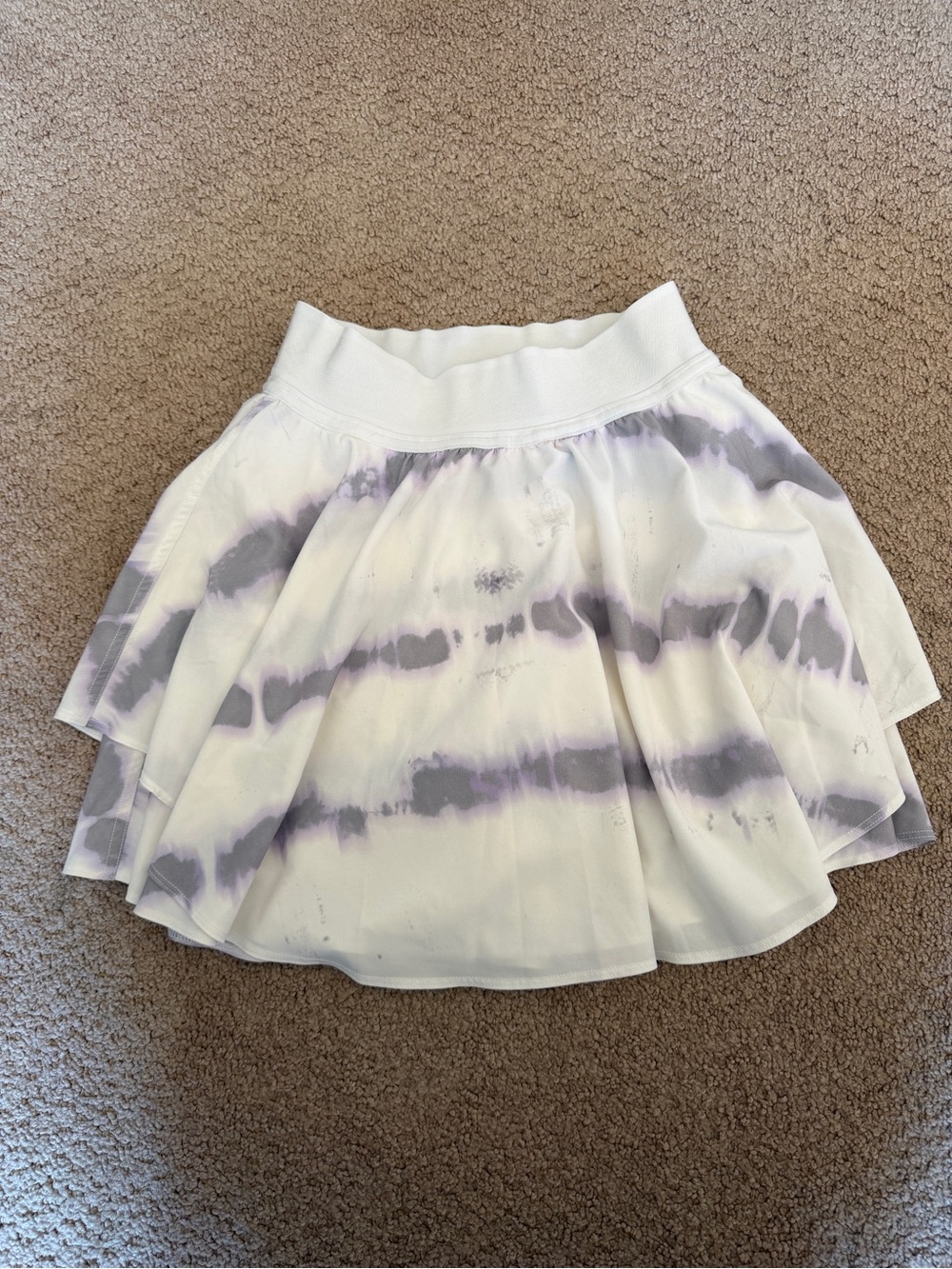 LuluLemon Layered Tennis Skirt with shorts underneath